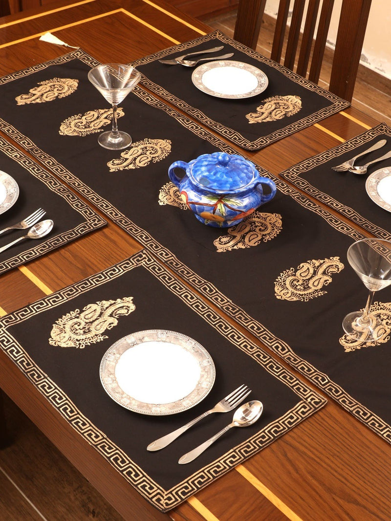 Block Printed Table Runner & Placemats